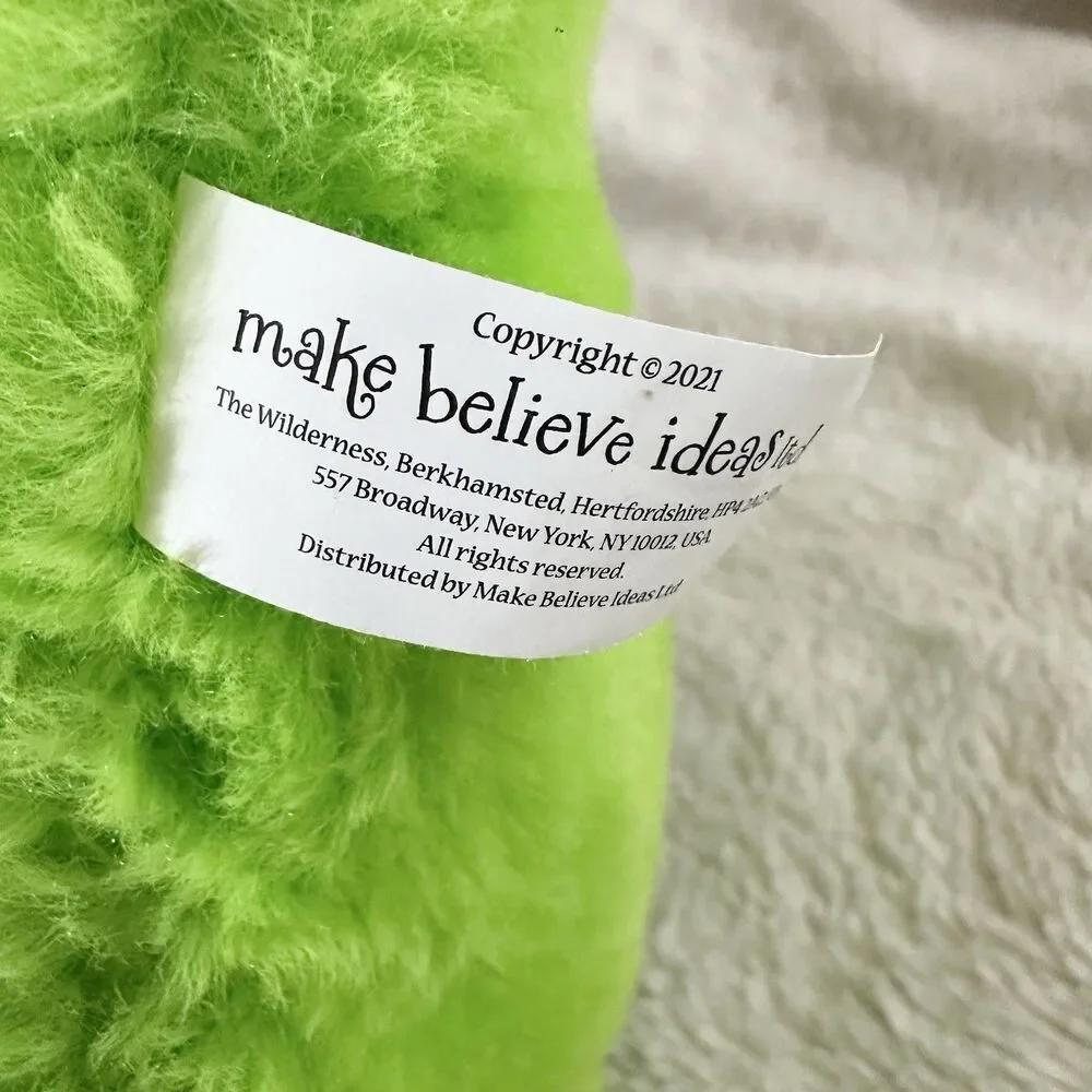 Make Believe Ideas Green Dragon Sensory Snuggables 14” Plush Stuffed Animal